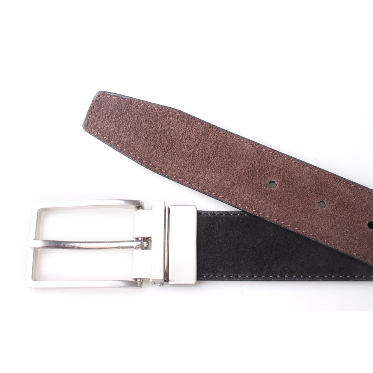 Miles Reversible Suede Leather 3.5 CM Belt - Flyclothing LLC