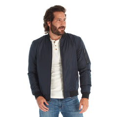 Lewis Sherpa Lined Bomber Jacket - Flyclothing LLC