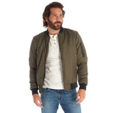 Lewis Sherpa Lined Bomber Jacket - Flyclothing LLC