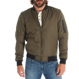 Lewis Sherpa Lined Bomber Jacket - Flyclothing LLC