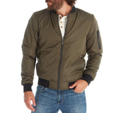 Lewis Sherpa Lined Bomber Jacket - Flyclothing LLC