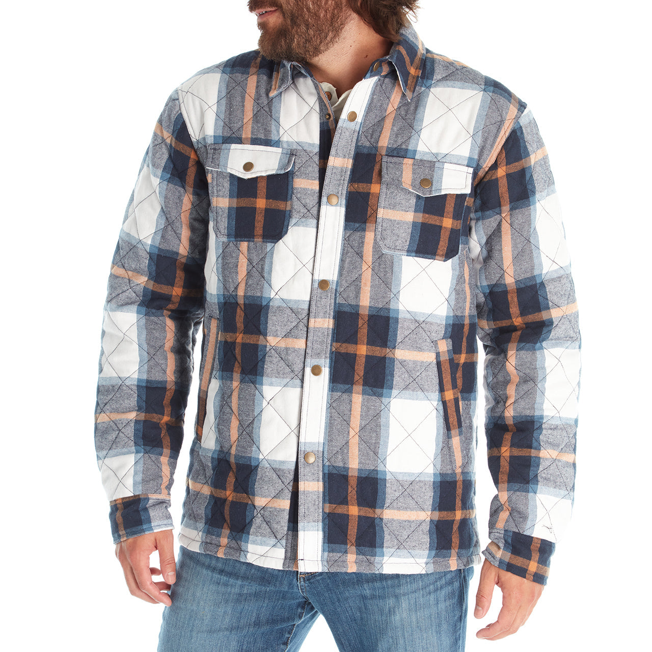 Rockmount Men's Plush Flannel Plaid Sage Green Western Shirt