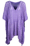 Cutout V-Neck Cover-Up with Tassel - Flyclothing LLC