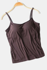 Scoop Neck Cami with Bra