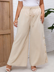 Tied Wide Leg Pants Trendsi