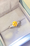 2 Carat Moissanite 925 Sterling Silver Ring Trendsi