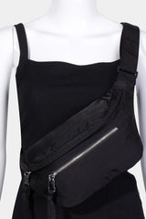 Fame Multi Pocket Nylon Crossbody Bag