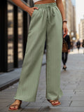 High Waist Wide Leg Pants Trendsi