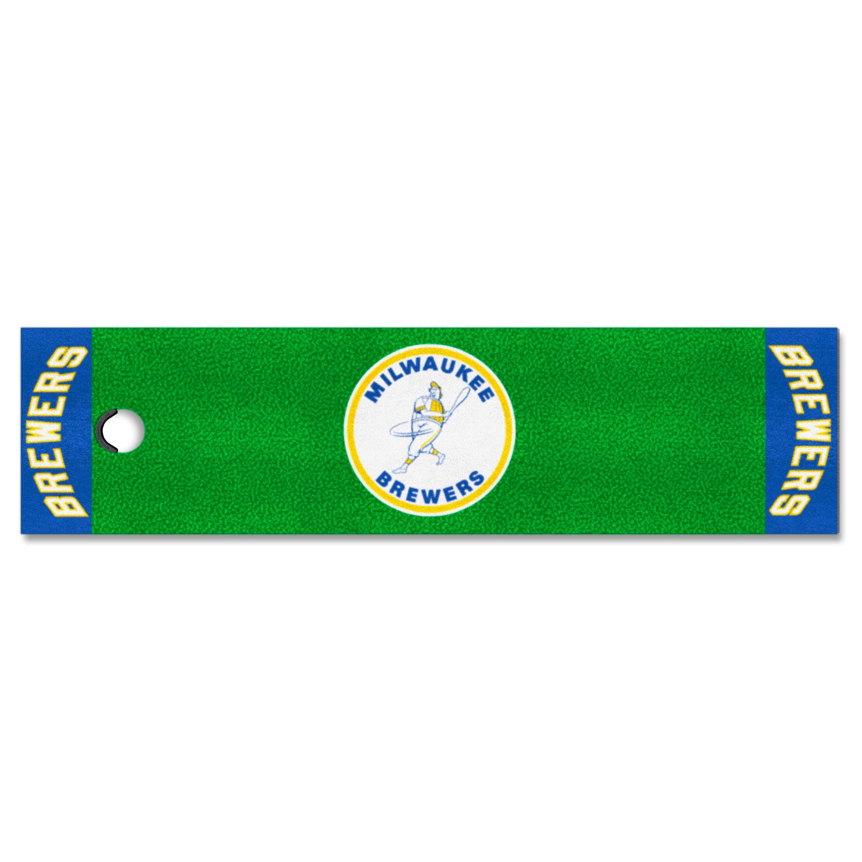 Milwaukee Brewers Putting Green Mat - 1.5ft. x 6ft.1970 - Milwaukee Brewers