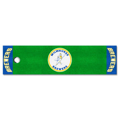 Milwaukee Brewers Putting Green Mat - 1.5ft. x 6ft.1970 - Milwaukee Brewers