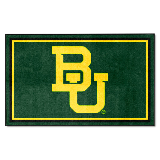 Baylor Bears 4ft. x 6ft. Plush Area Rug