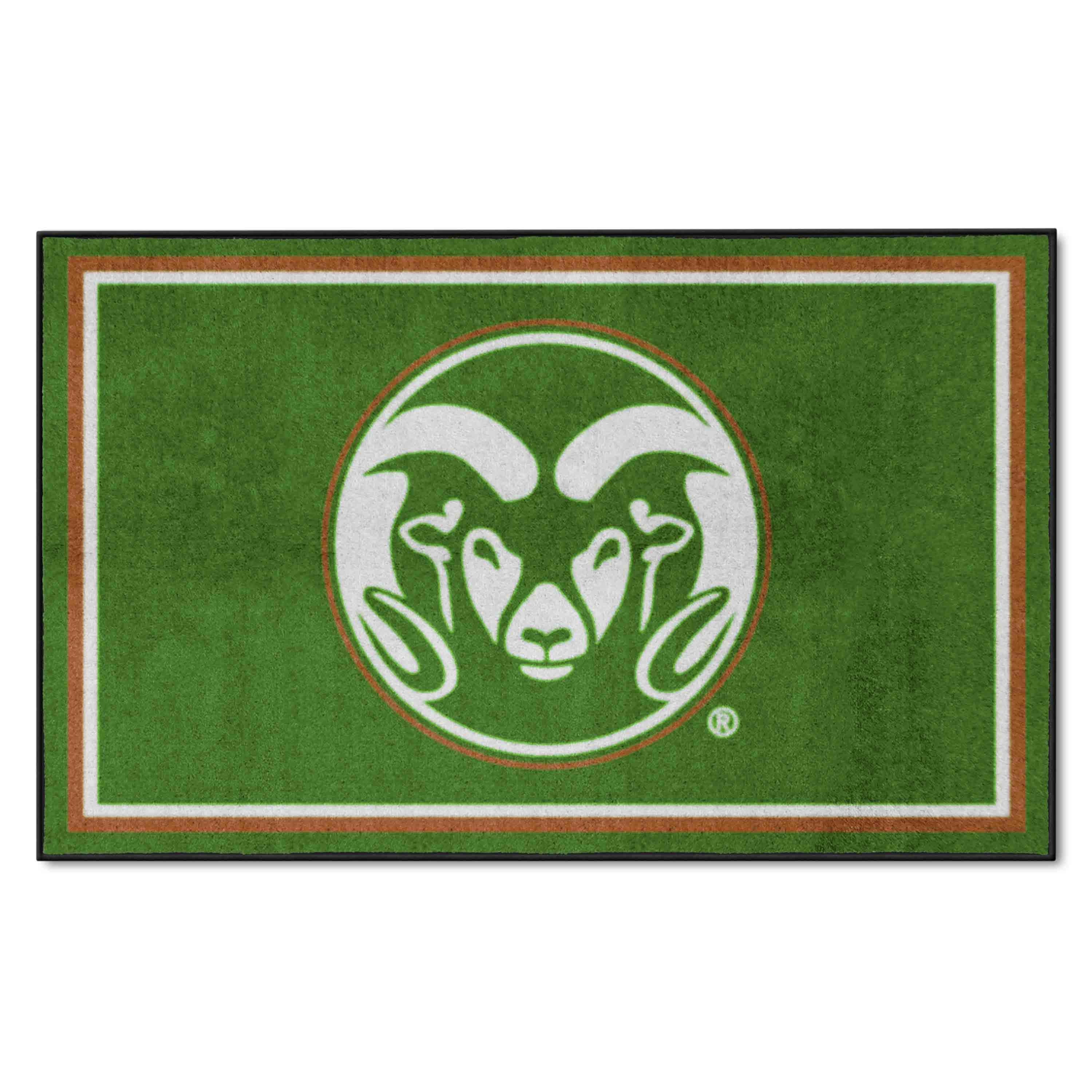 Colorado State Rams 4ft. x 6ft. Plush Area Rug - Colorado State