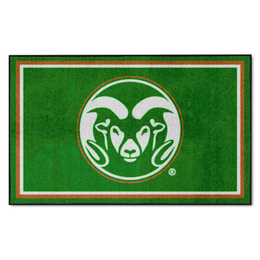 Colorado State Rams 4ft. x 6ft. Plush Area Rug