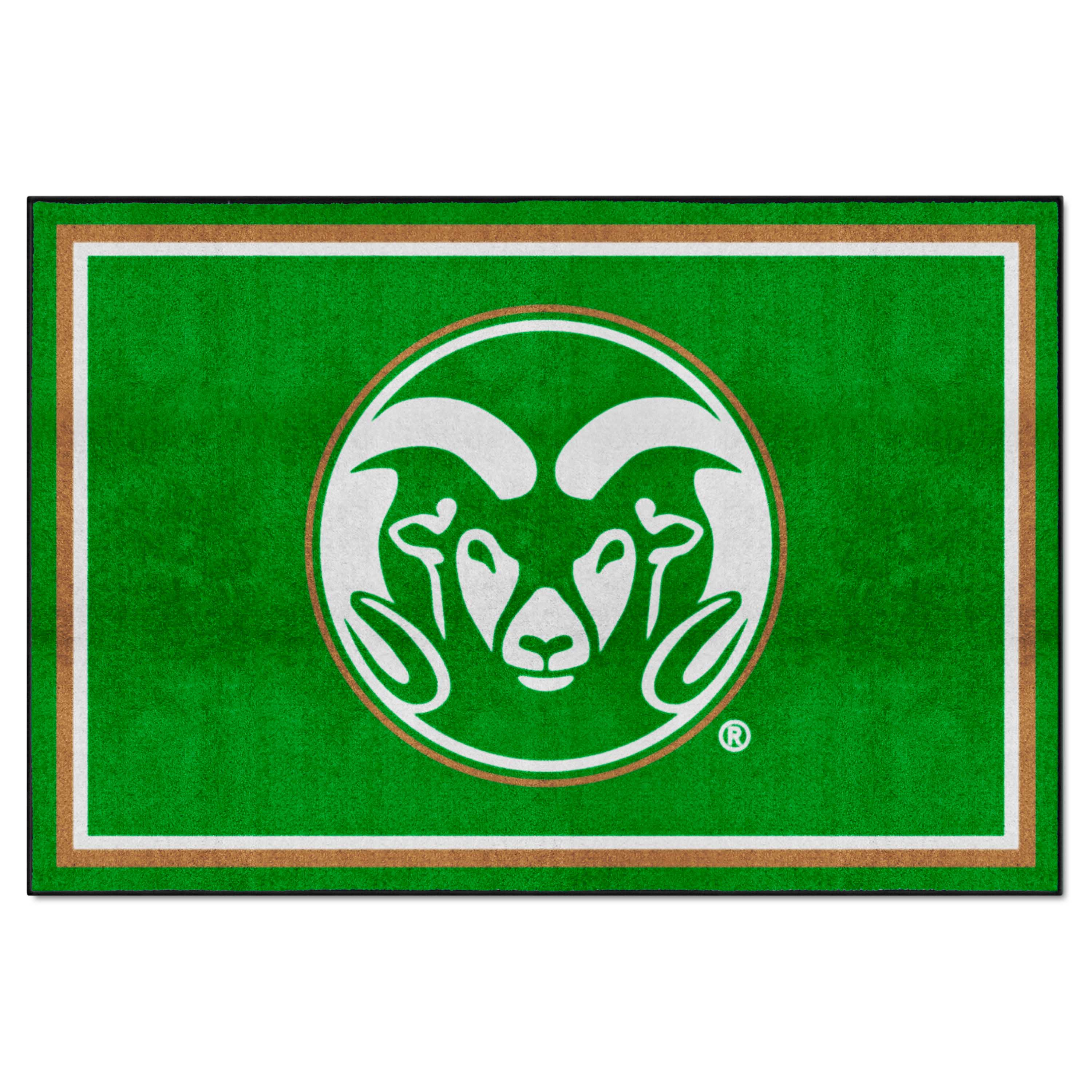 Colorado State Rams 5ft. x 8 ft. Plush Area Rug - Colorado State