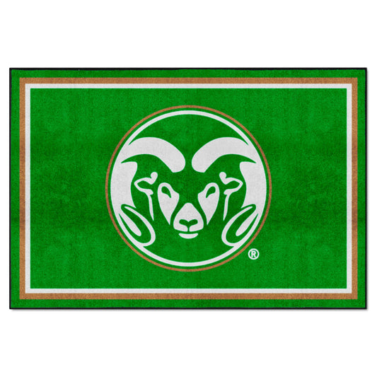 Colorado State Rams 5ft. x 8 ft. Plush Area Rug