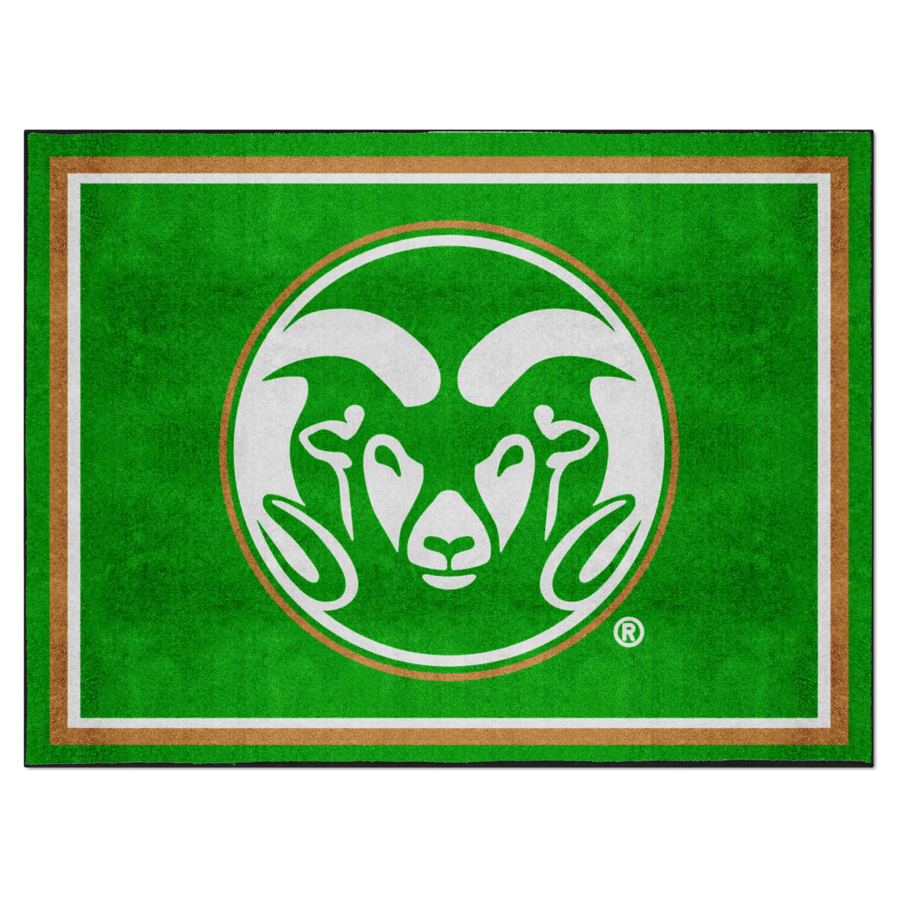 Colorado State Rams 8ft. x 10 ft. Plush Area Rug - Colorado State