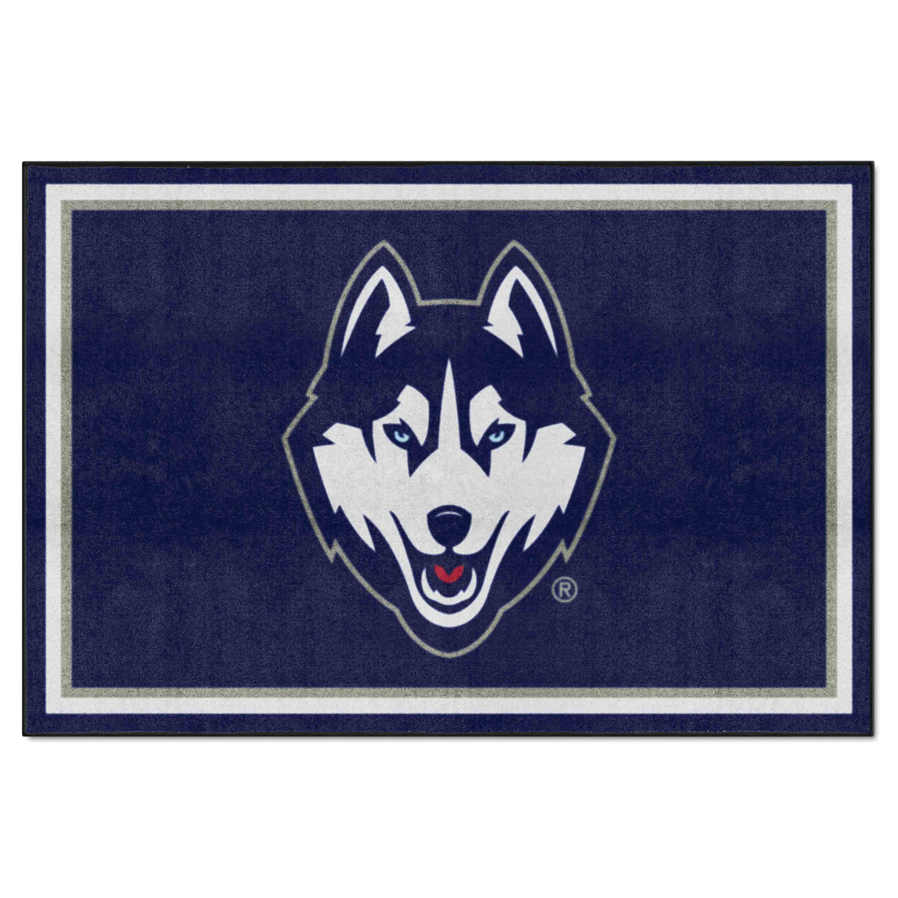 UConn Huskies 5ft. x 8 ft. Plush Area Rug