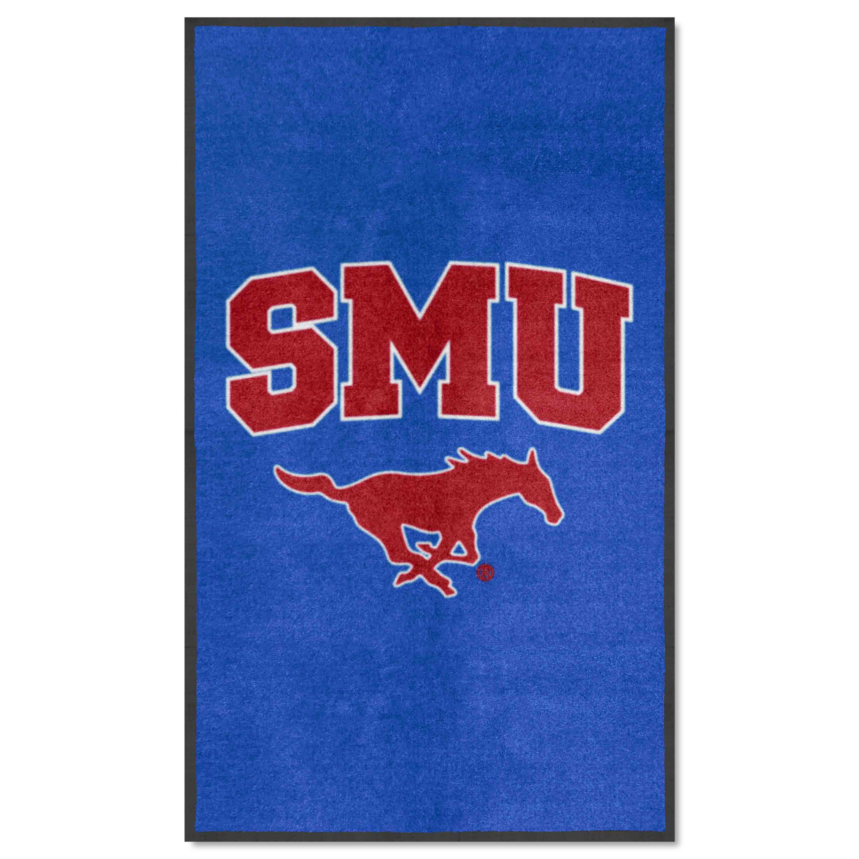 SMU 3X5 High-Traffic Mat with Durable Rubber Backing - Portrait Orientation