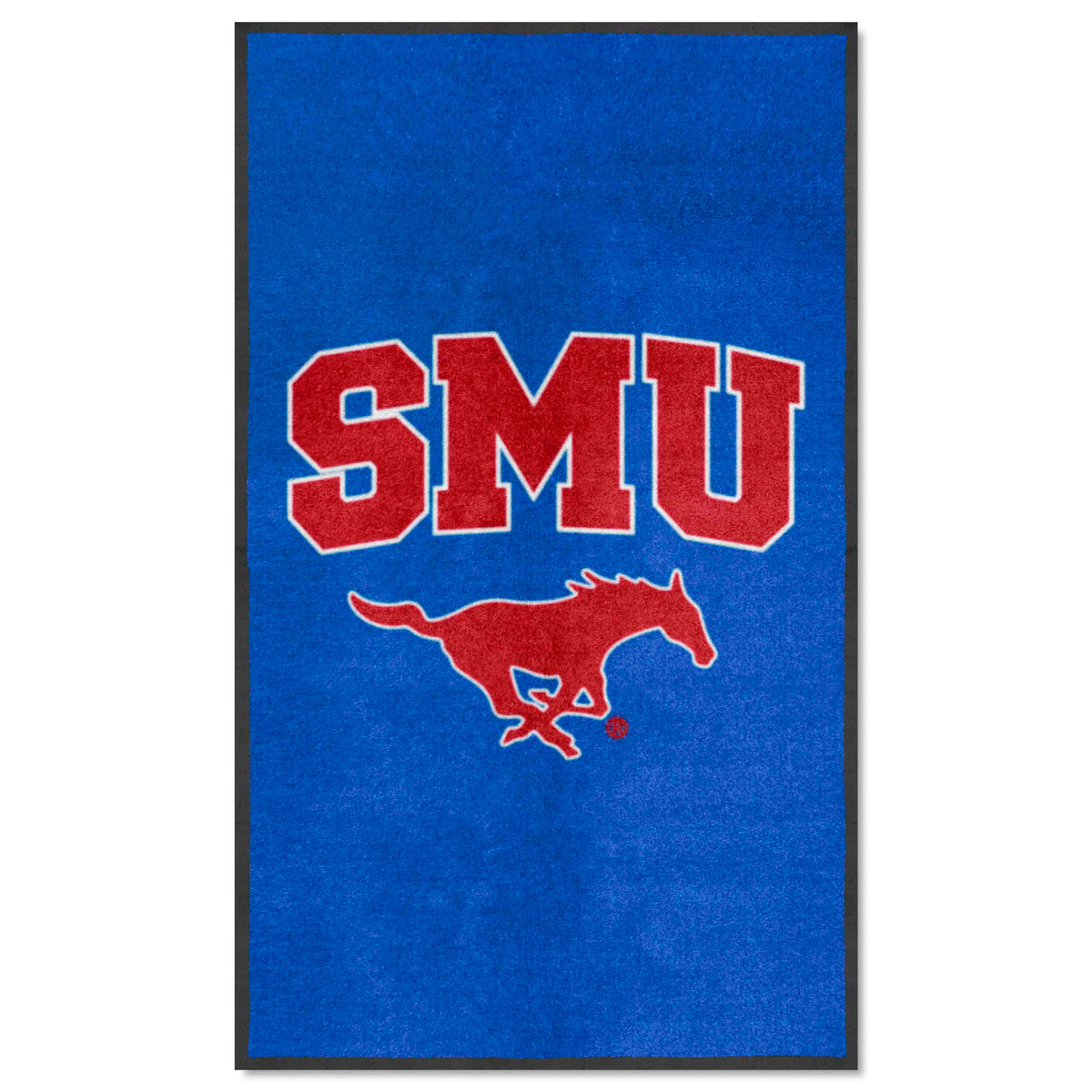 SMU 3X5 High-Traffic Mat with Durable Rubber Backing - Portrait Orientation