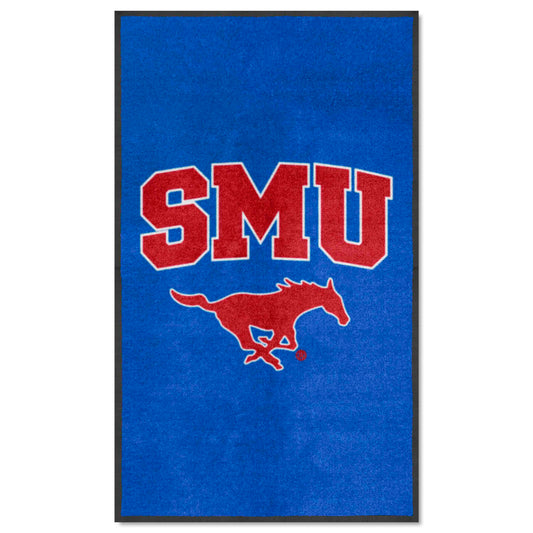 SMU 3X5 High-Traffic Mat with Durable Rubber Backing - Portrait Orientation