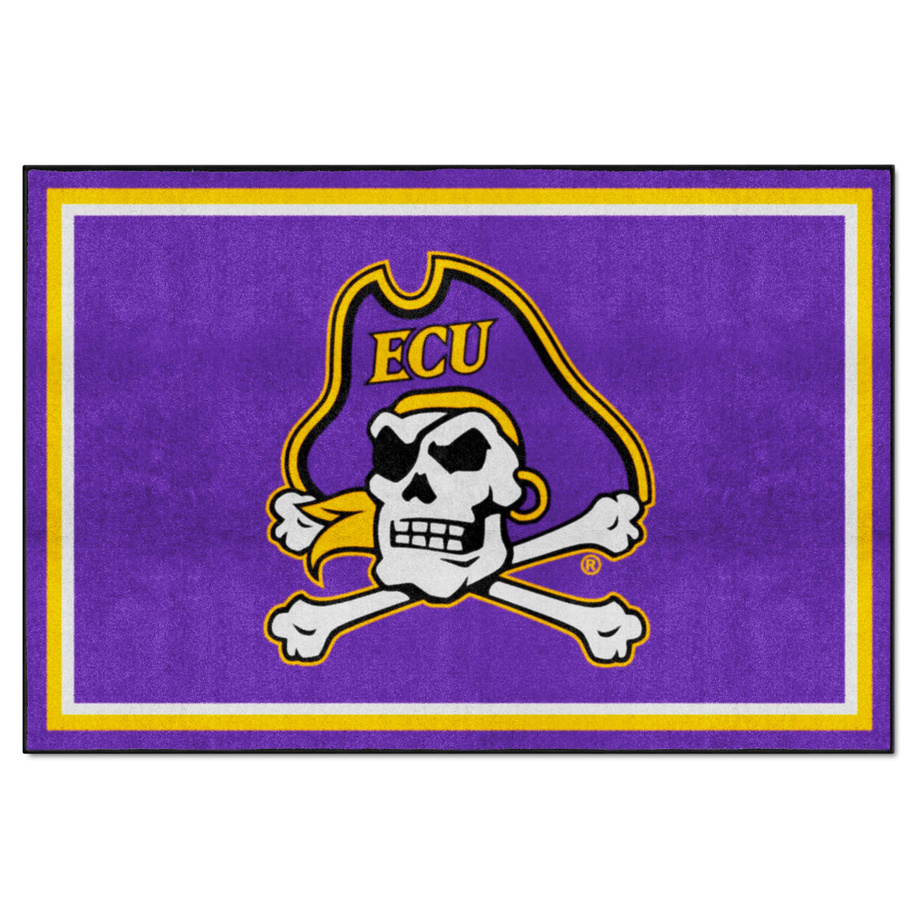 East Carolina Pirates 5ft. x 8 ft. Plush Area Rug