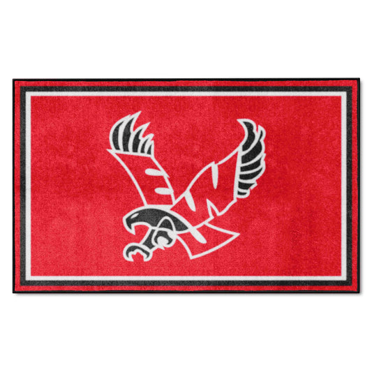 Eastern Washington Eagles 4ft. x 6ft. Plush Area Rug