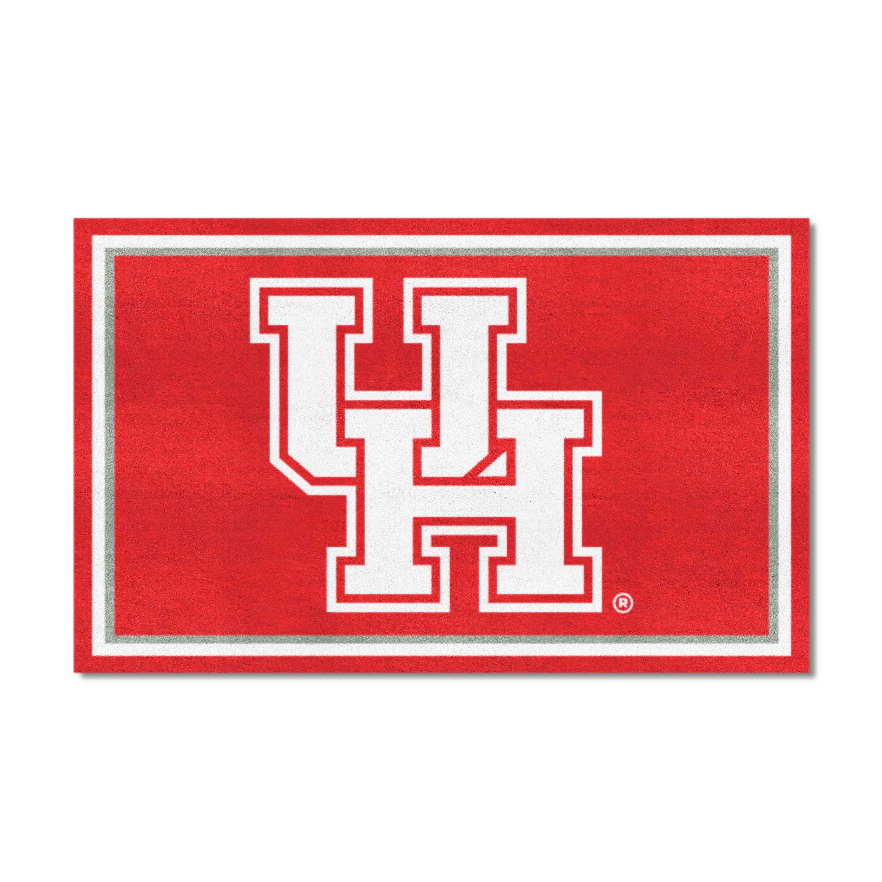 Houston Cougars 4ft. x 6ft. Plush Area Rug