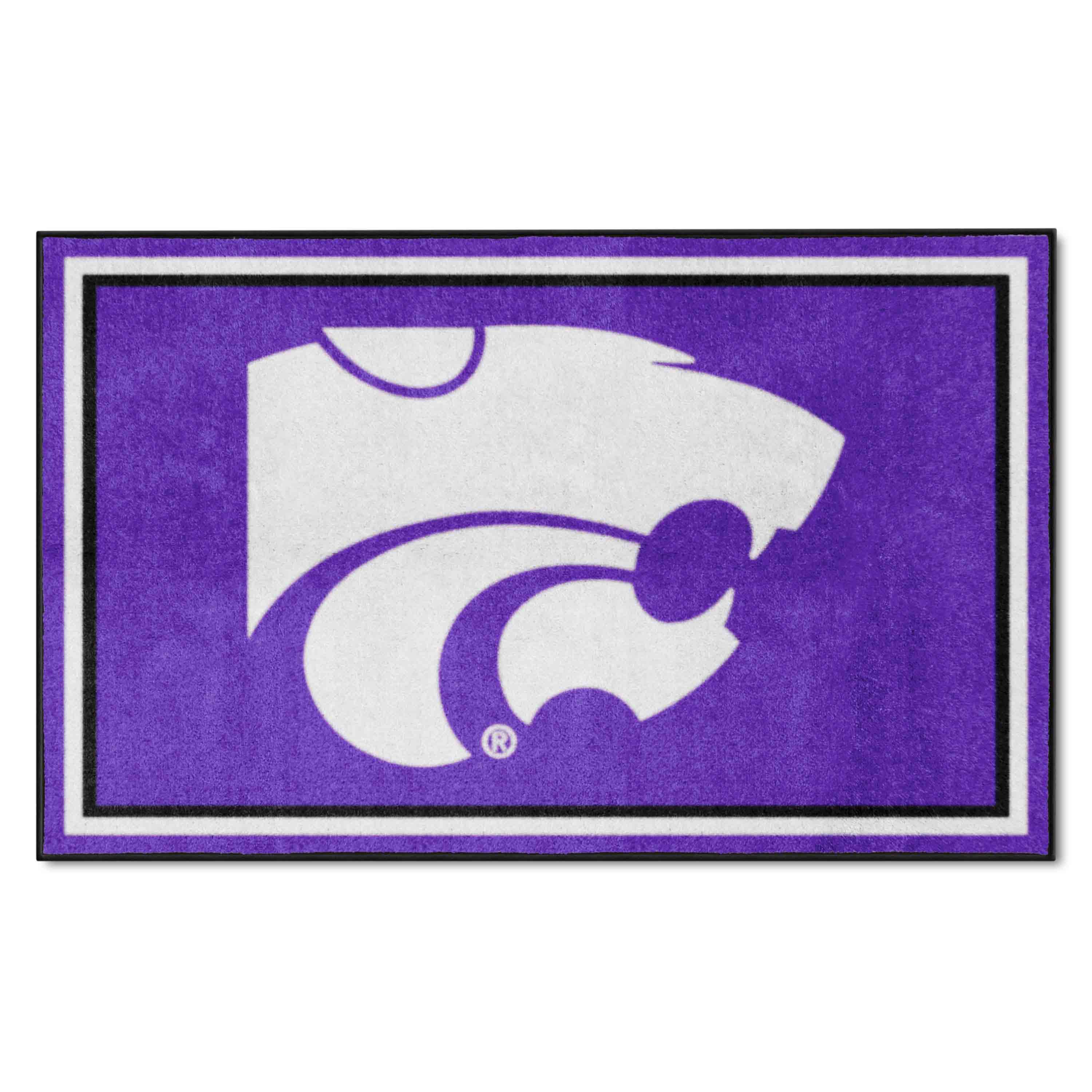 Kansas State Wildcats 4ft. x 6ft. Plush Area Rug