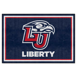 Liberty Flames 5ft. x 8 ft. Plush Area Rug