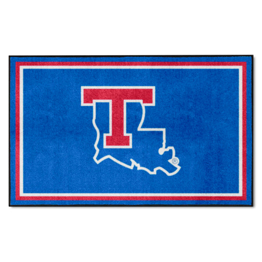 Louisiana Tech Bulldogs 4ft. x 6ft. Plush Area Rug