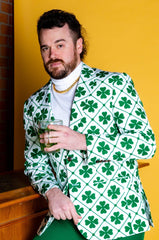 The Big Mistake | Men's Four Leaf St. Patrick's Day Suit - Shinesty