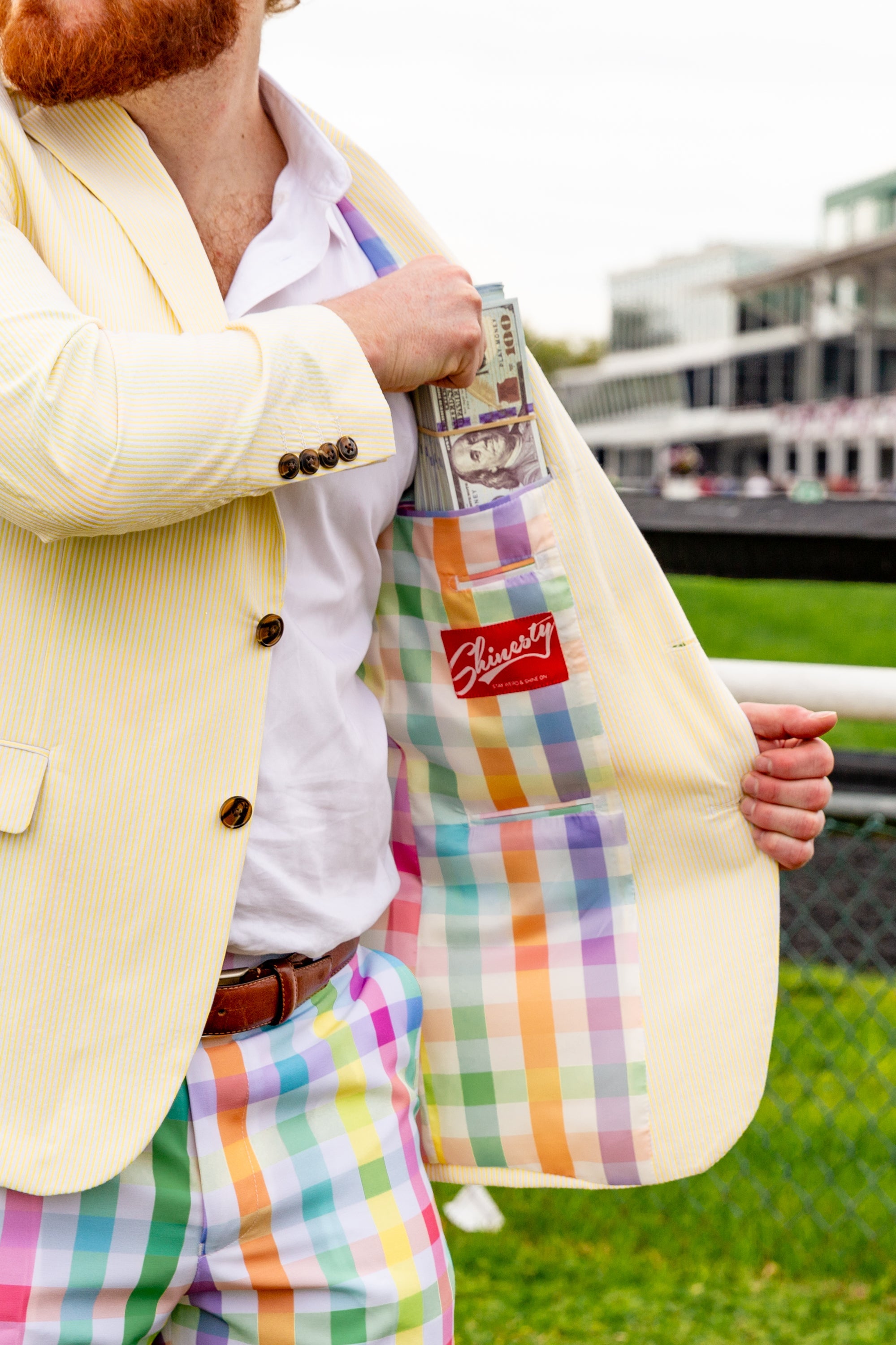 The Savannah Swinger | Yellow Derby Seersucker Suit