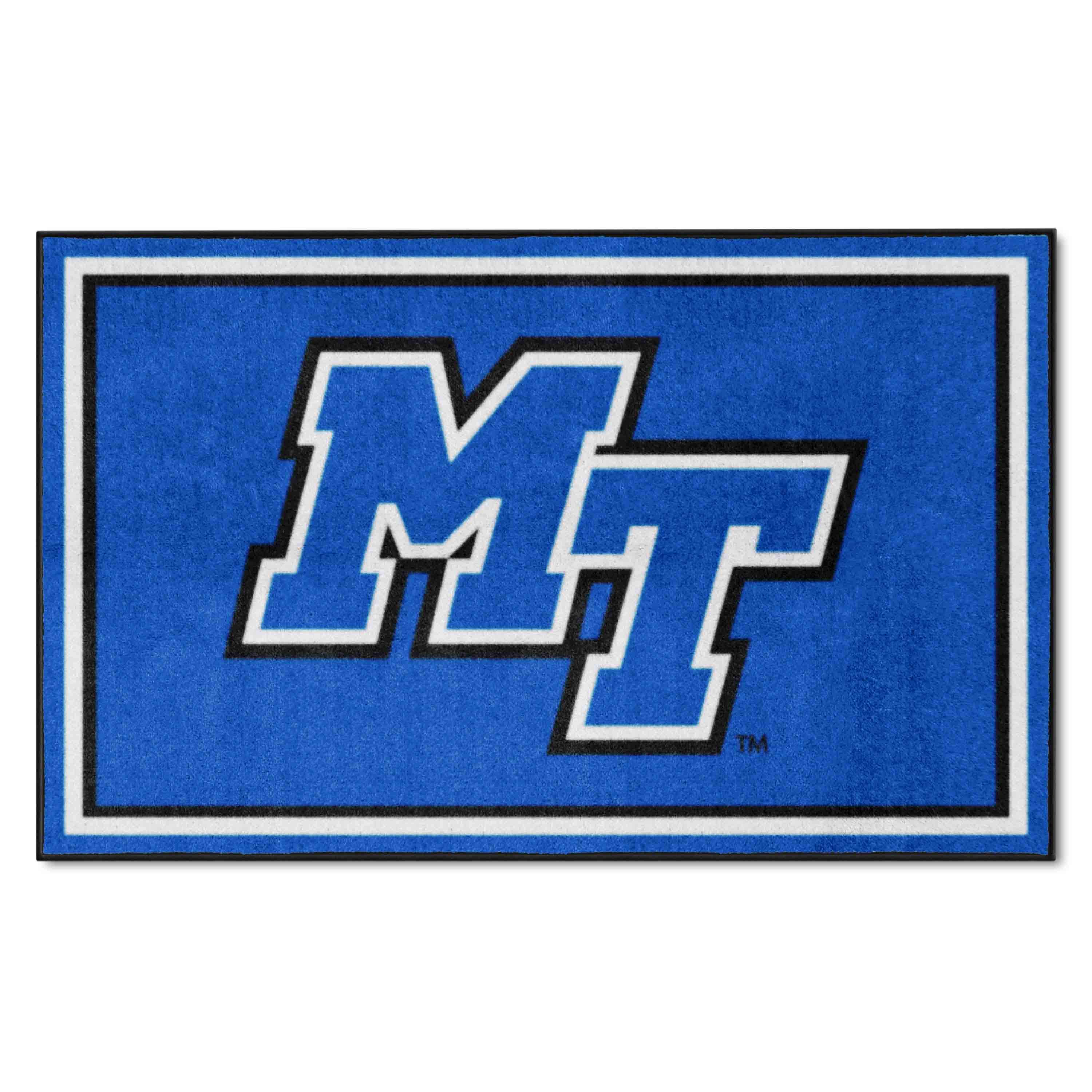 Middle Tennessee Blue Raiders 4ft. x 6ft. Plush Area Rug - Middle Tennessee