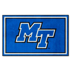 Middle Tennessee Blue Raiders 4ft. x 6ft. Plush Area Rug