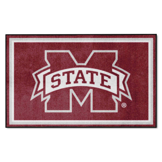 Mississippi State Bulldogs 4ft. x 6ft. Plush Area Rug - Mississippi State