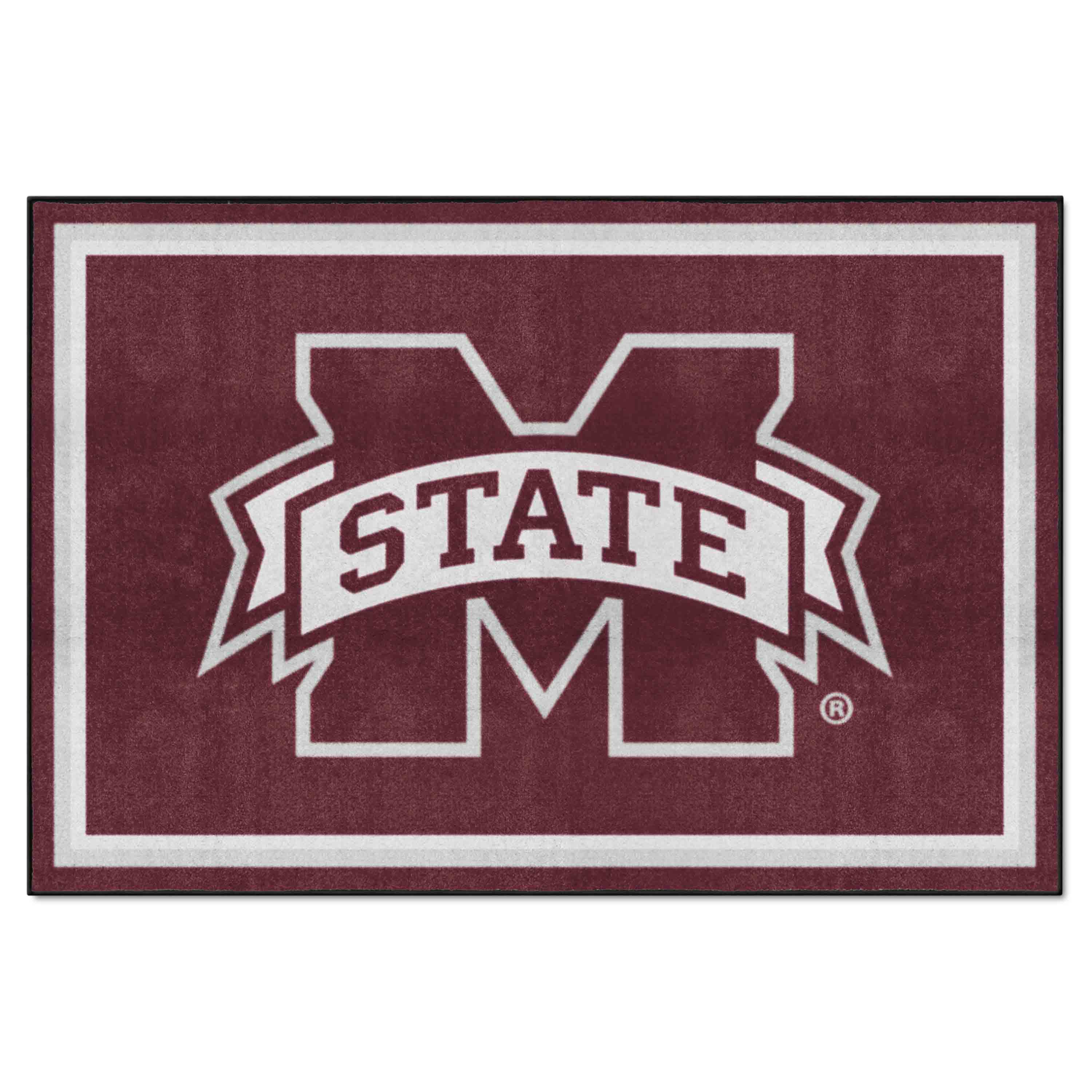 Mississippi State Bulldogs 5ft. x 8 ft. Plush Area Rug - Mississippi State