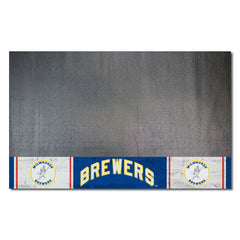 Milwaukee Brewers Vinyl Grill Mat - 26in. x 42in.1970