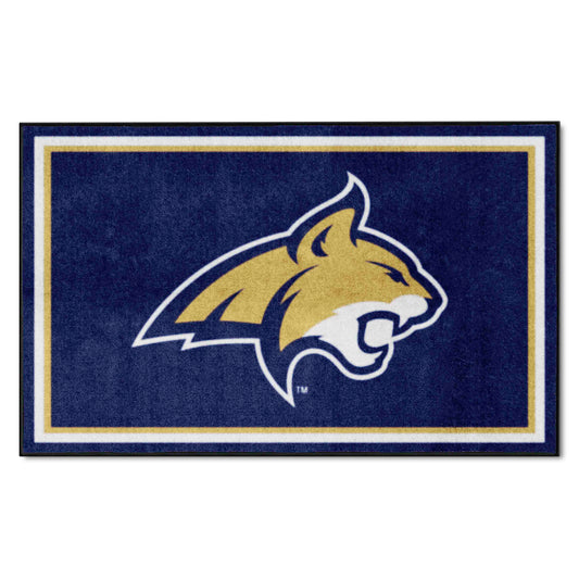 Montana State Grizzlies 4ft. x 6ft. Plush Area Rug