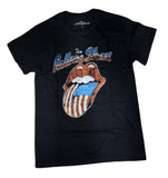 Rolling Stones Tour of '78 Americas Black T-Shirt - Flyclothing LLC