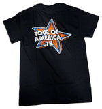 Rolling Stones Tour of '78 Americas Black T-Shirt - Flyclothing LLC