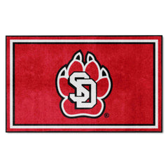 South Dakota Coyotes 4ft. x 6ft. Plush Area Rug