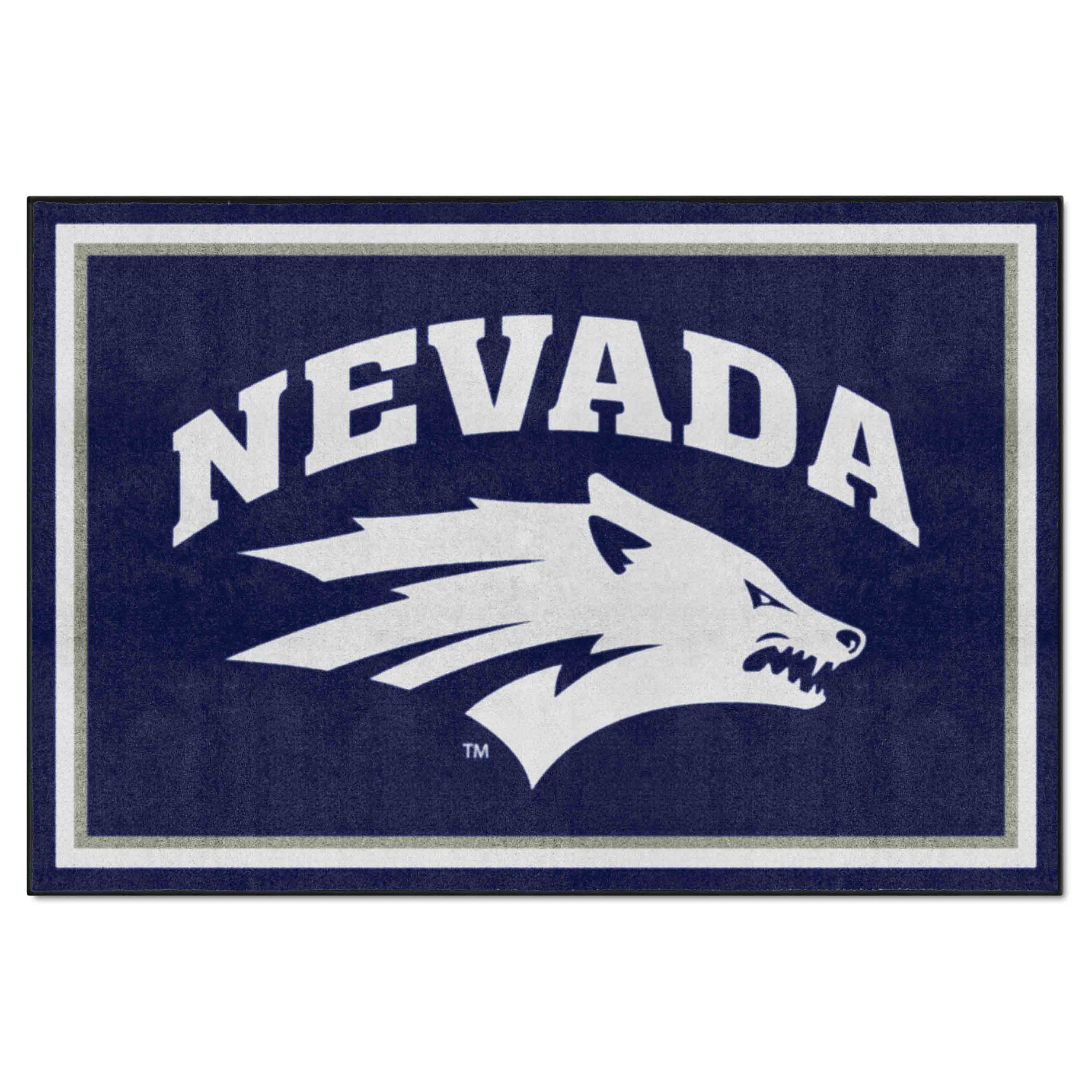 Nevada Wolfpack 5ft. x 8 ft. Plush Area Rug