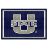 Utah State Aggies 5ft. x 8 ft. Plush Area Rug