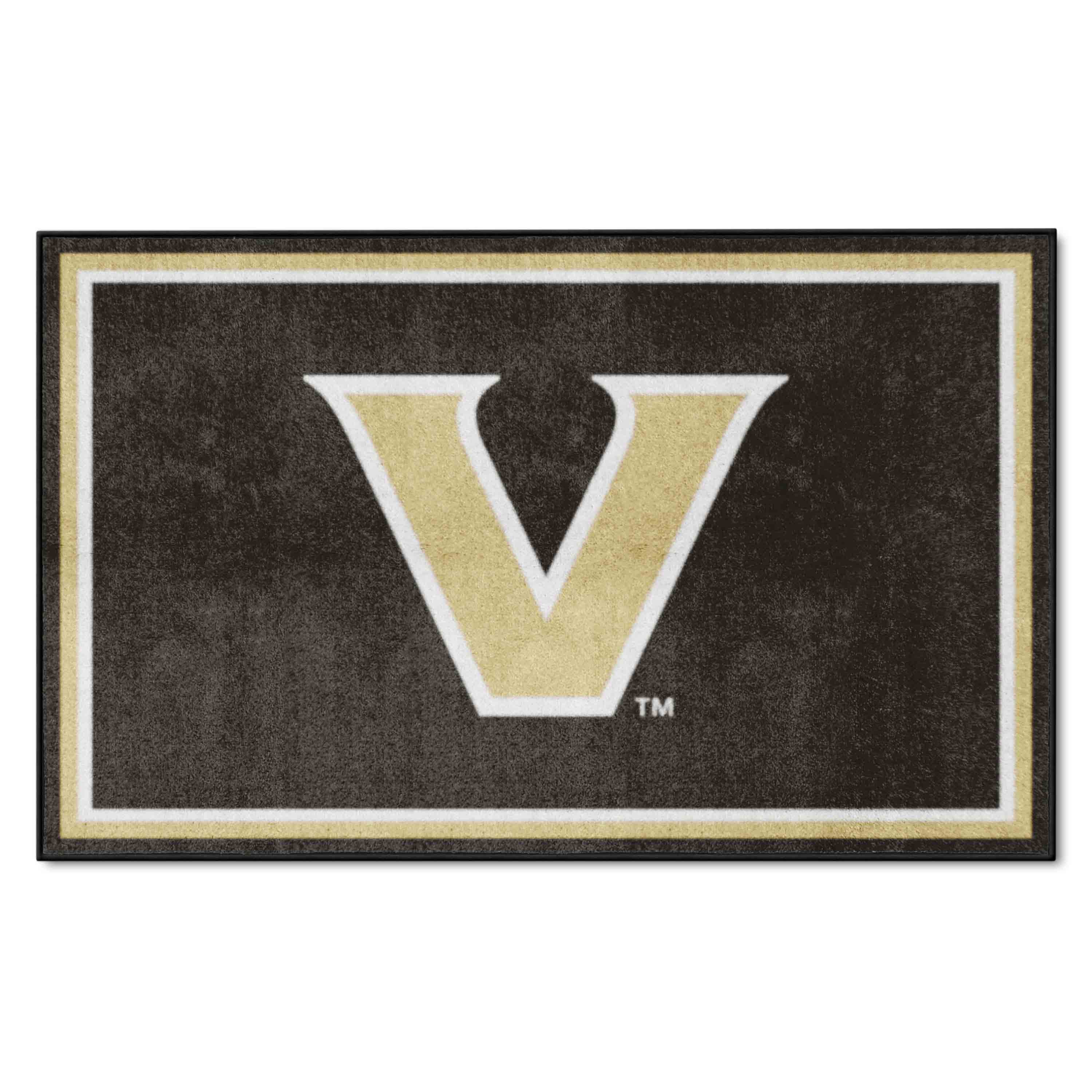 Vanderbilt Commodores 4ft. x 6ft. Plush Area Rug