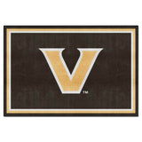 Vanderbilt Commodores 5ft. x 8 ft. Plush Area Rug