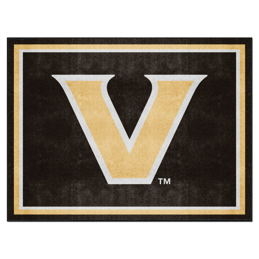 Vanderbilt Commodores 8ft. x 10 ft. Plush Area Rug