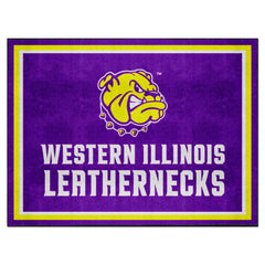 Western Illinois Leathernecks 8ft. x 10 ft. Plush Area Rug