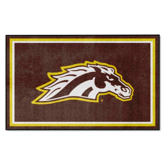 Western Michigan Broncos 4ft. x 6ft. Plush Area Rug