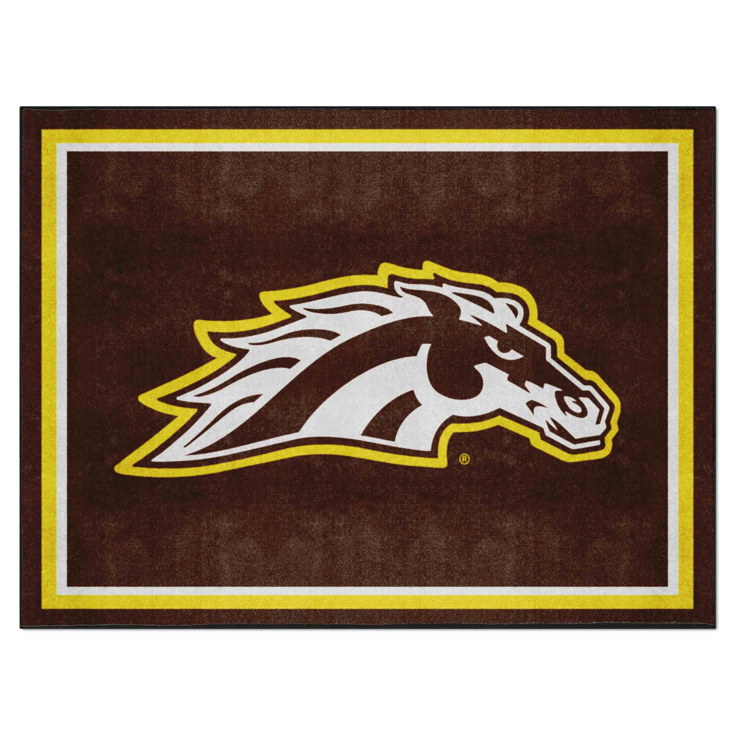 Western Michigan Broncos 8ft. x 10 ft. Plush Area Rug