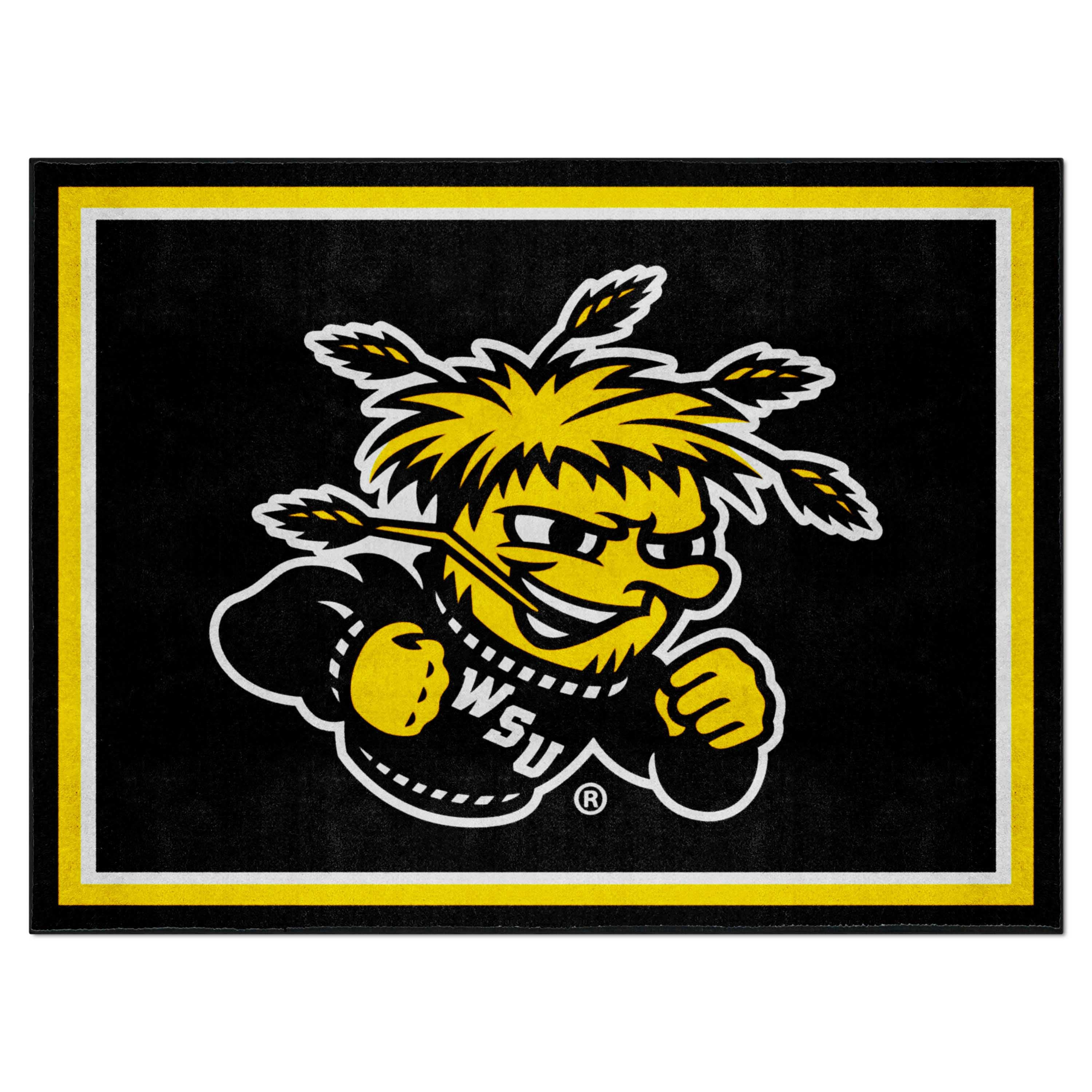 Wichita State Shockers 8ft. x 10 ft. Plush Area Rug